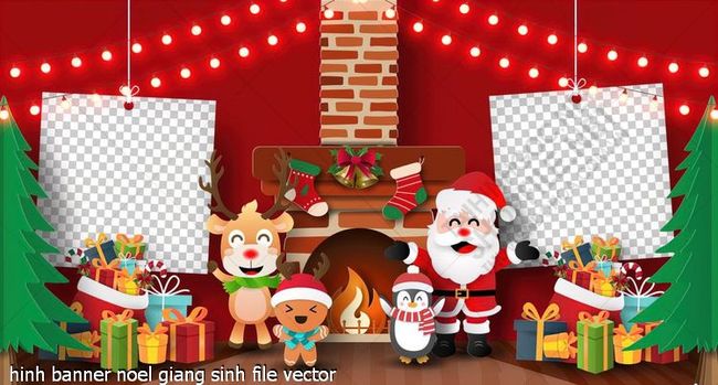 hinh banner noel giang sinh file vector